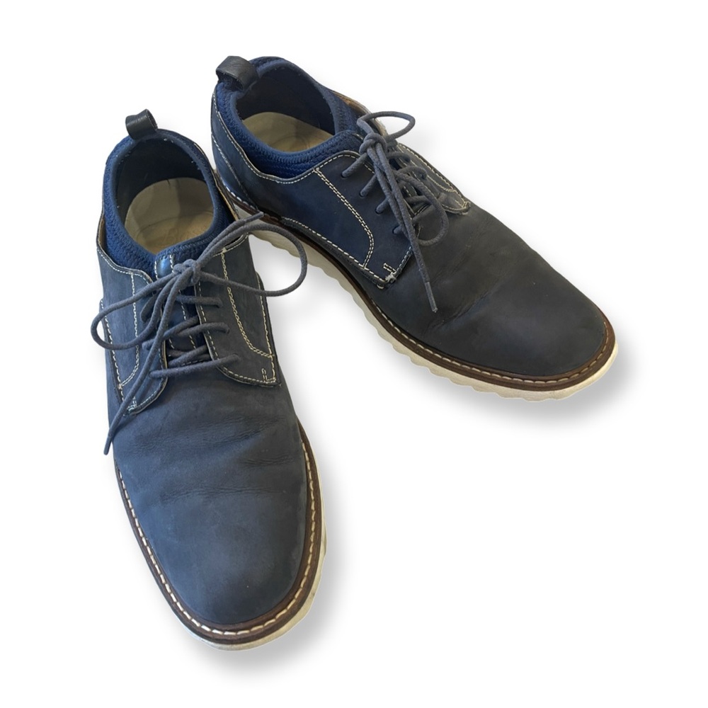 Men's Bass blue leather shoes size 10 M
